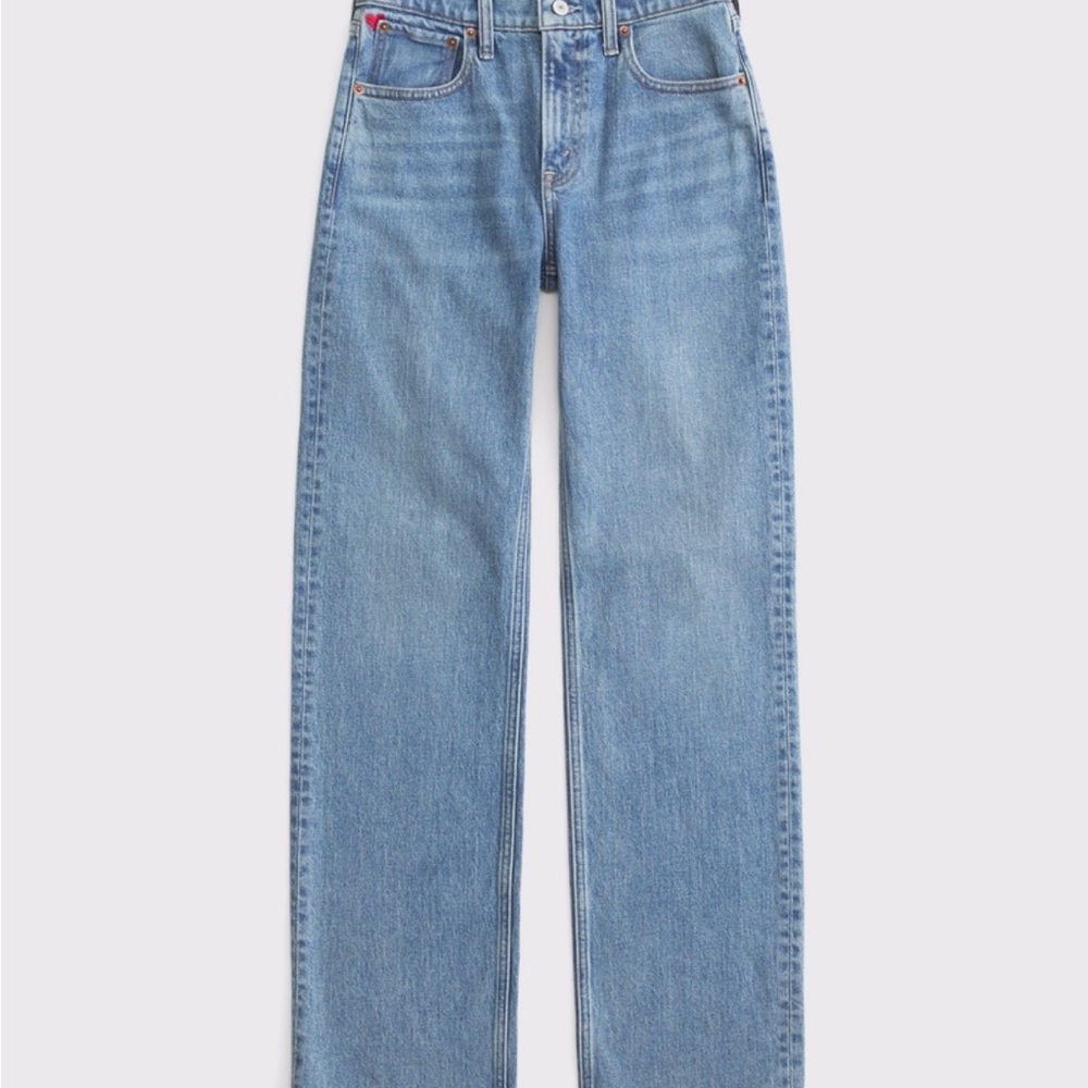 Abercrombie & Fitch Curve Love 90s Relaxed Jeans